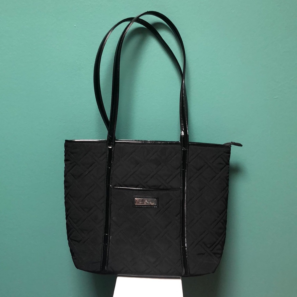 Vera Bradley Black Tote Bag with Minimalist Design